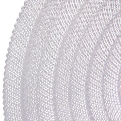 Салфетка на стол 38см «Узор» плетеная, цвет серебро