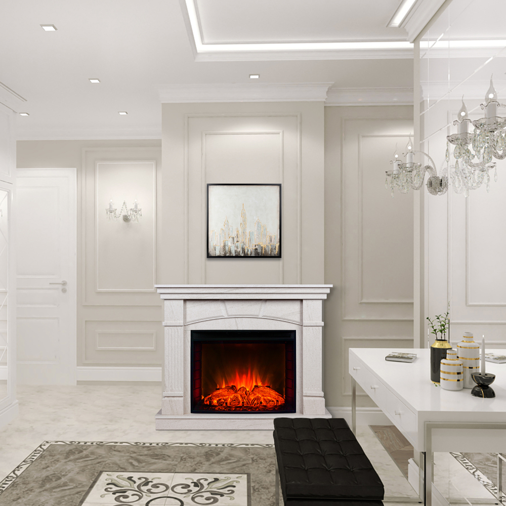 Каминокомплект Real Flame History 25,5 WT с очагом Evrika 25,5