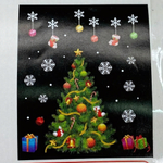 Наклейка новогодняя "Елка" 60*45см