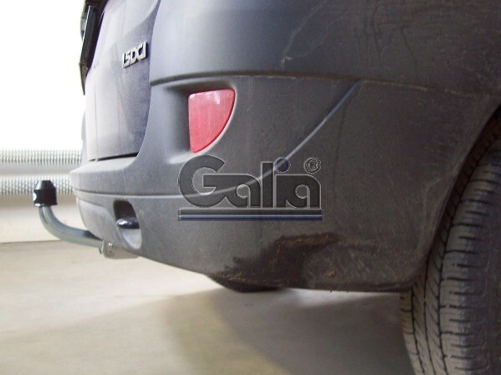 Фаркоп оцинкованный Galia D037C для Lada Largus 2012-, Dacia Logan универсал 2007-2013(паспорт и сертификат в комплекте)(без электрики)