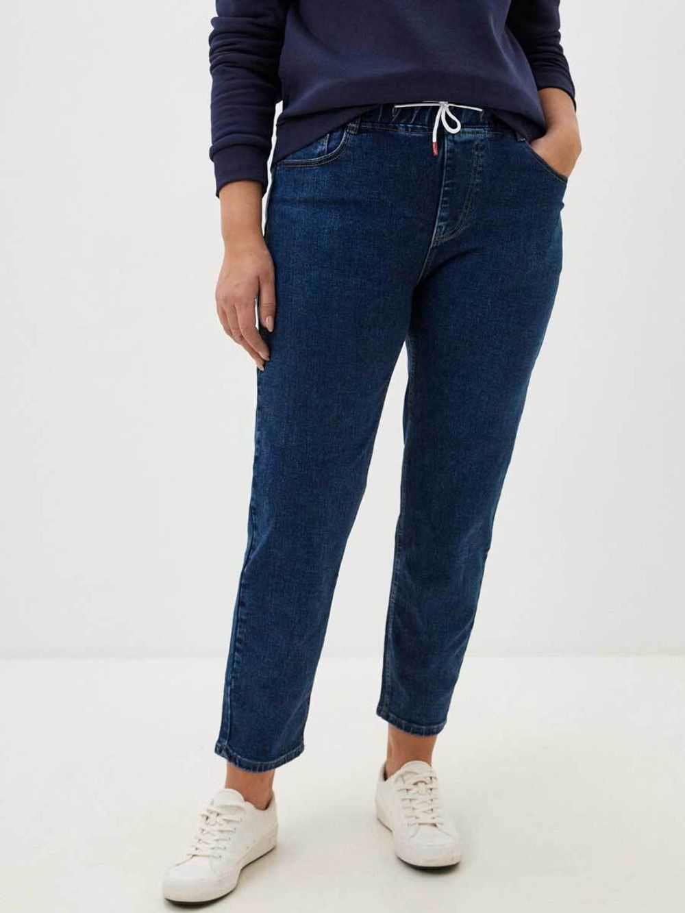 Джинсы на резинке больших размеров