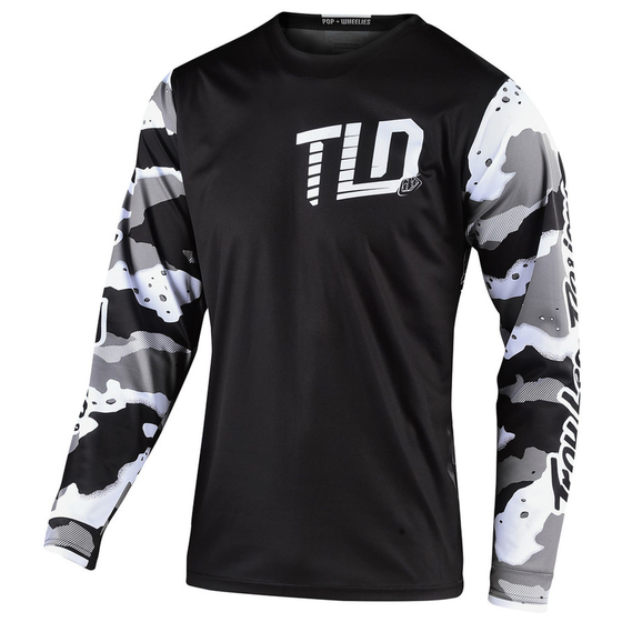 Джерси Troy Lee черно-серая