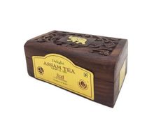 Чай черный Bharat Bazaar Assam в деревянной коробке  50 г