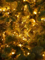 Елка с гирляндой «Барокко» (Литая+пвх) от 1.2 до 2.4 м