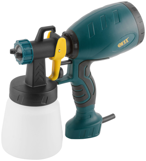 Распылитель электрический 500 Вт, 2,5 мм, 800 мл, 40 DIN/сек, 800 мл/мин, HVLP, коробка 80990