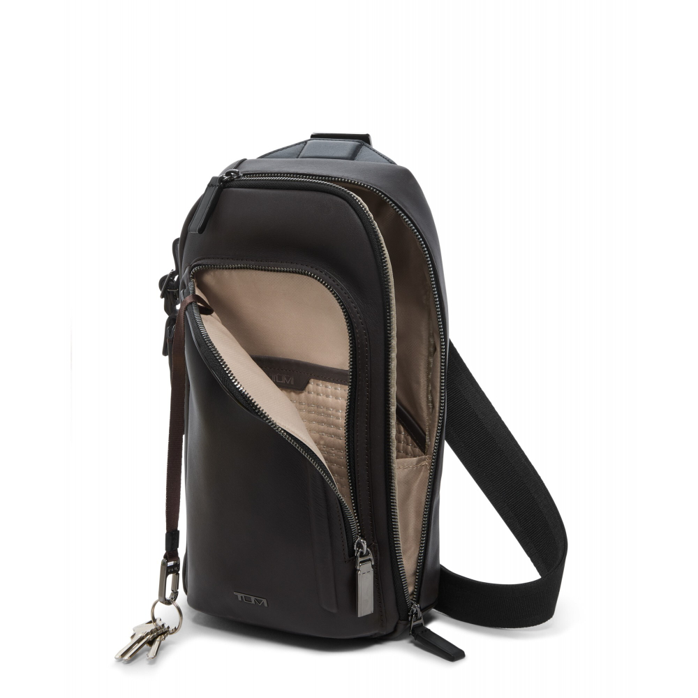 Слинг кожаный Gregory/Espresso Brown Bombe