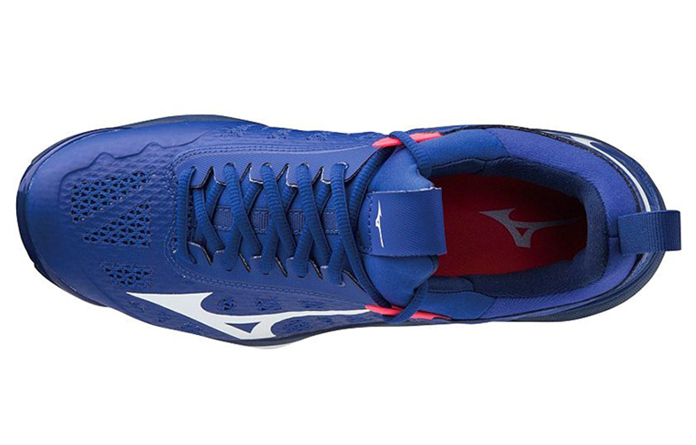 Mizuno Breathable Abrasion Resistant Slip Resistant Low top Training Shoes Unisex Blue White