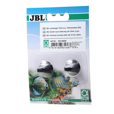 JBL Suction cup 12 мм - присоска для тонкого термометра, 12 мм, 2 шт