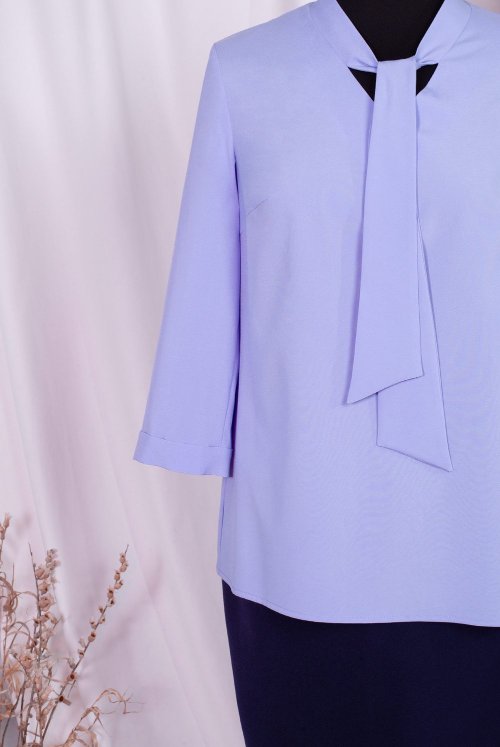 Блузка 1913АП, сиреневый #176Сир091913АП