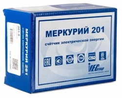 Счетчик электроэнергии однофазный однотарифный INCOTEX Меркурий 201.5 5(60) А без привязки к региону