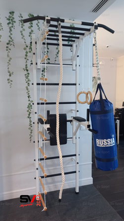 Монтаж шведской стенки Sv Sport в бетонные, кирпичные стены