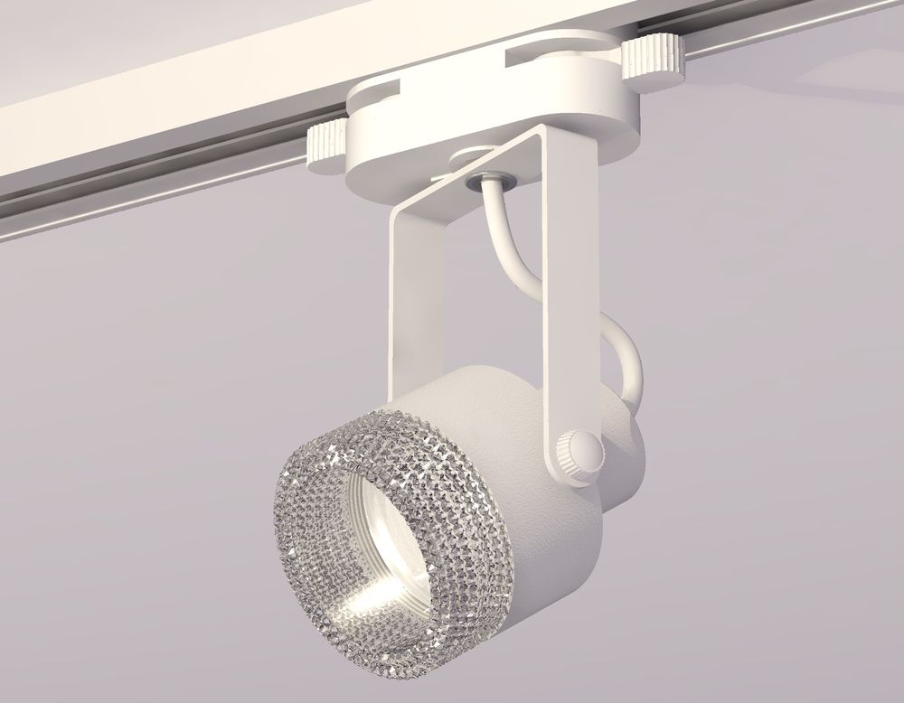 Ambrella Комплект трекового однофазного светильника с композитным хрусталем MR16 Трековые XT6601060