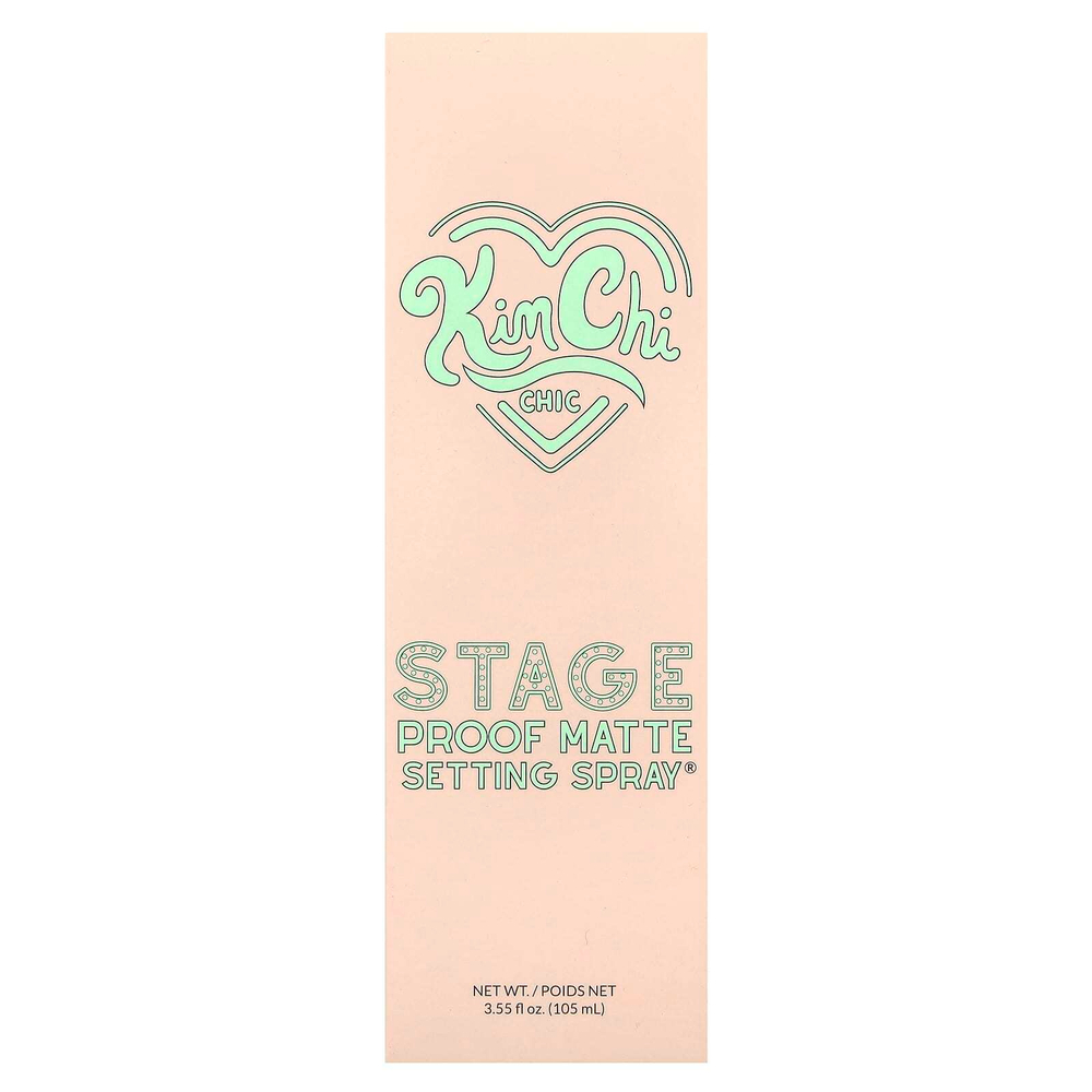 KimChi Chic Beauty, Stage Proof Matte Setting Spray®, 01 матовый финиш, 105 мл (3,55 жидк. унц.)