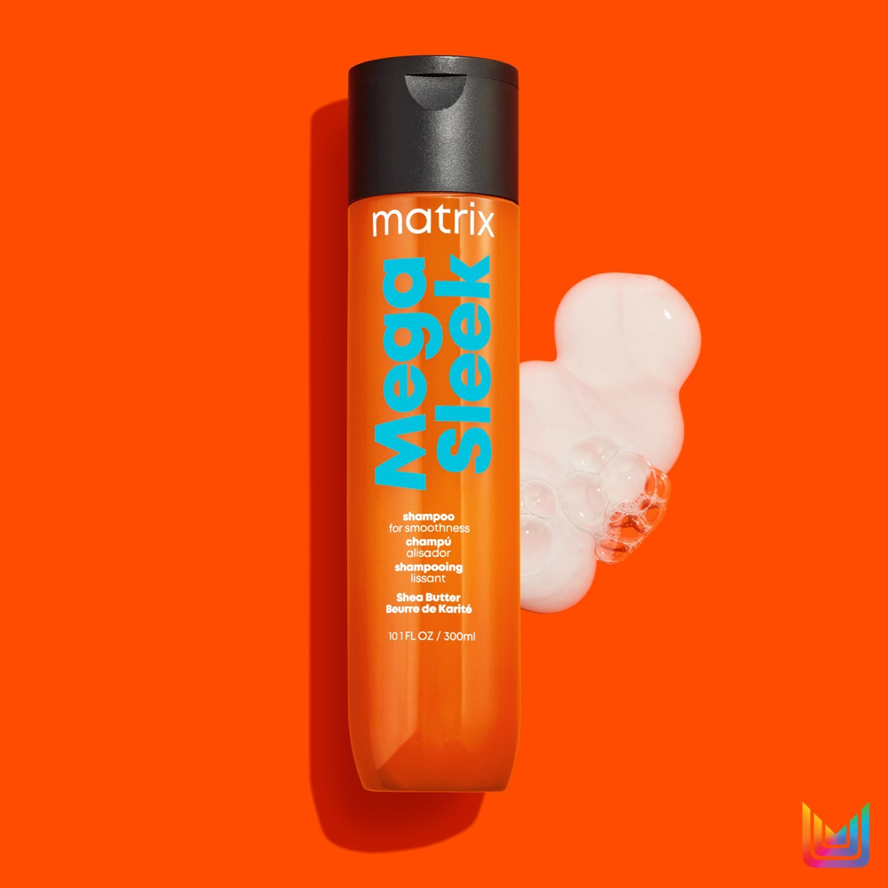 Matrix Mega Sleek - шампунь для непослушных и вьющихся волос /   300  ml  / GTIN 3474630740716