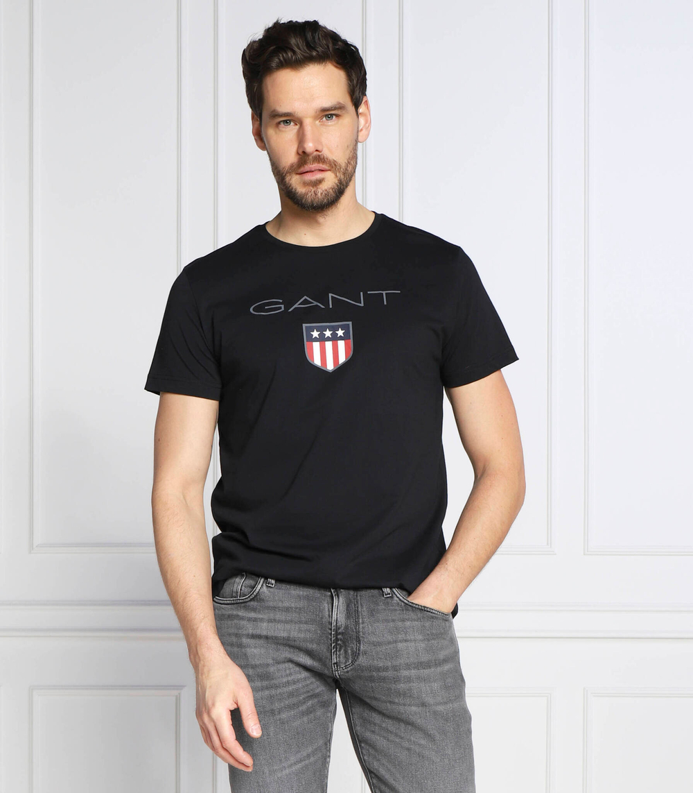 футболка shield ss Gant - черный(2003023)