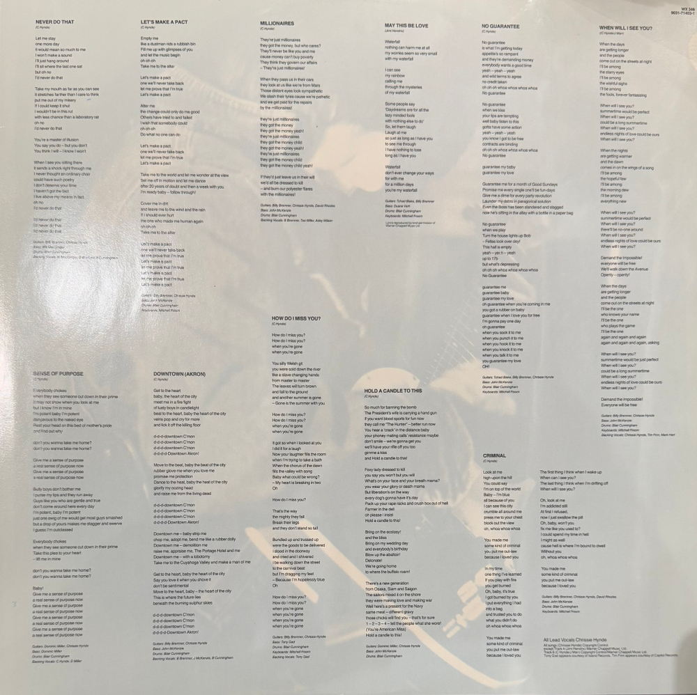 Виниловая пластинка Pretenders ‎– Packed LP