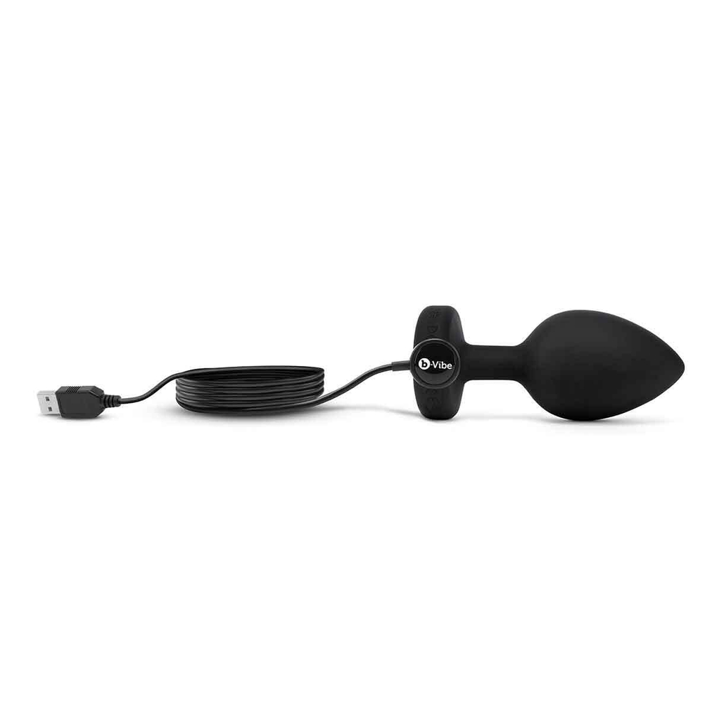 b-Vibe Vibrating Jewel Plug XXL - Анальная вибропробка