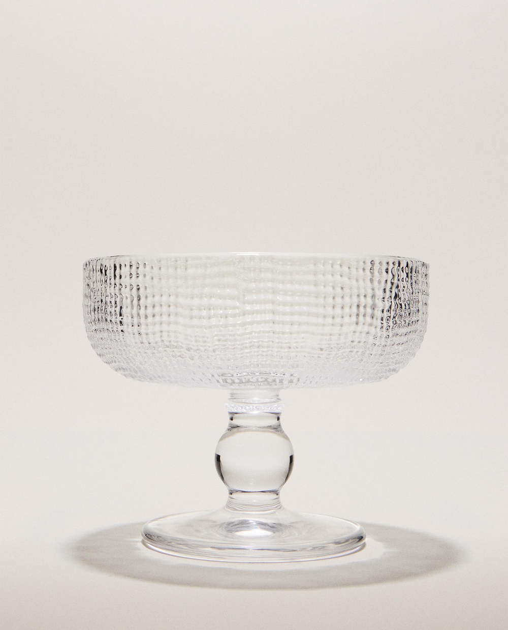 Zara Home бокал из стекла, цвет прозрачный, 12 см