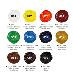 Краски акриловые художественные BRAUBERG ART PREMIERE, НАБОР 12 шт, в тубах по 22 мл, 191781