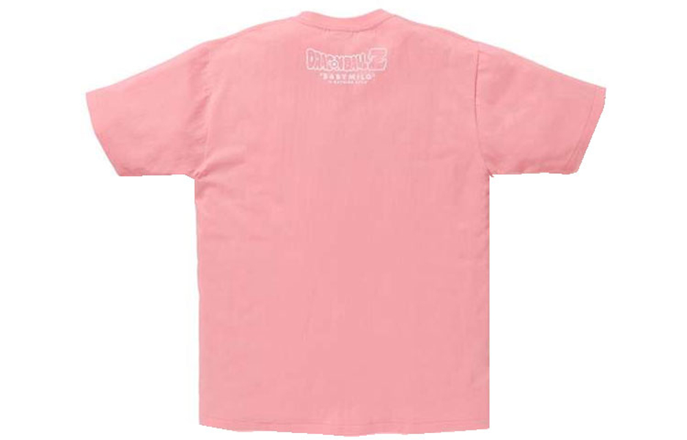 A Bathing Ape X Dragon Ball Z Majin Buu Mr Satan Baby Milo Tee розовый