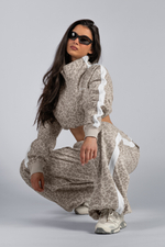 Брюки Baggy Leopard Sweatpants PRIMAL 865 Кремовый леопард