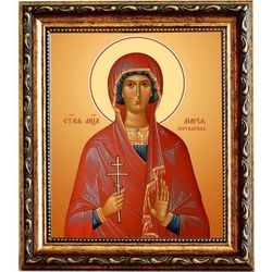 Мария Пергамская мученица. Икона на холсте.