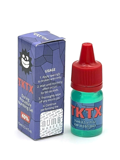 Гель анестетик для вторичной анестезии TKTX 40% (Blue) 15гр.