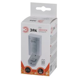 Звонок дверной ЭРА D50 проводной, белый, 1 мелодия