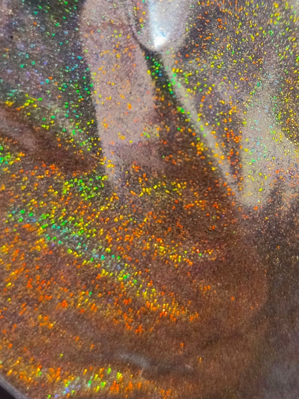 Блёстки Глиттеры 811-1.0мм - Красно-коричневый голографик - универсальные