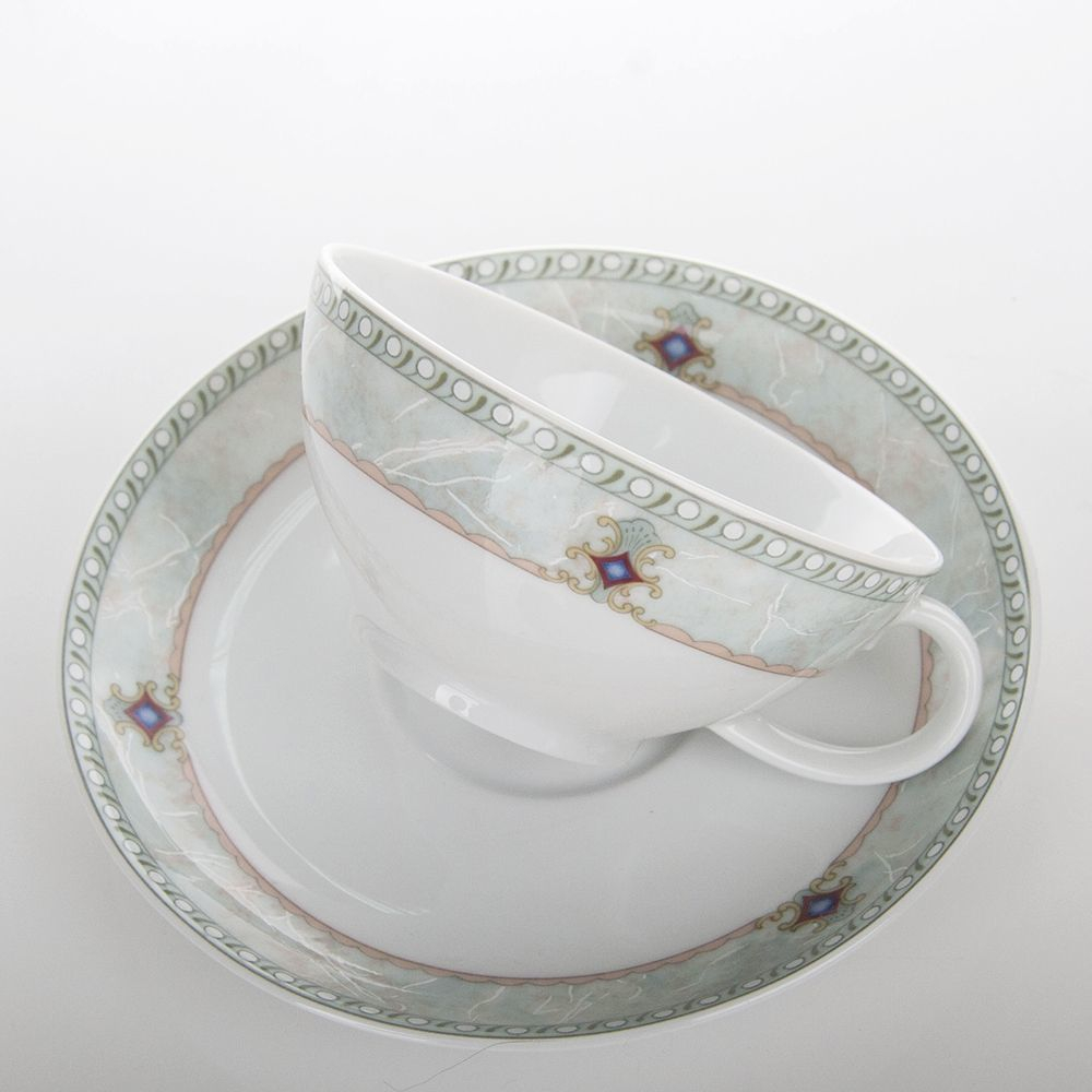 Чашка чайная с блюдцем 0.14л Seltmann Weiden Rondo Toscana