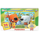 Игра-ходилка "Рыбалка. Мимимишки" 36карточек коробка (Умные игры)