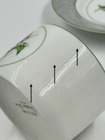 Чайная пара Ландыши Christian Dior (трещина)