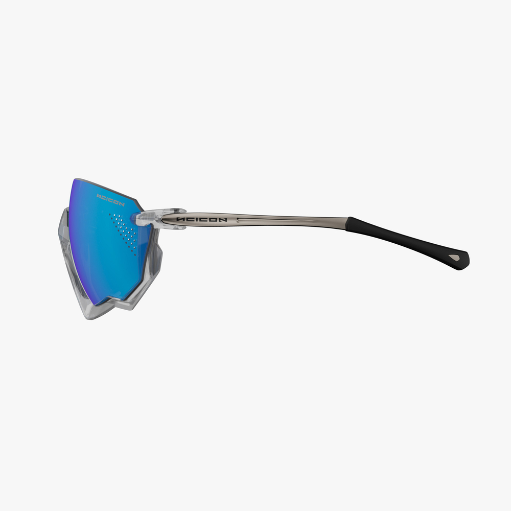 Спортивные очки c диоптриями Scicon Aerojet Titanium Sunglasses Crystal Gloss Multi Mirror Blue + Rain Clear Lenses