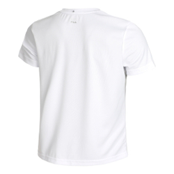 Мужское теннисное поло Fila Logo Men - White, Dark Blue