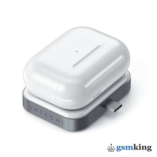 Satechi USB-C Wireless Charging Dock for AirPods White ST-TCWCDM