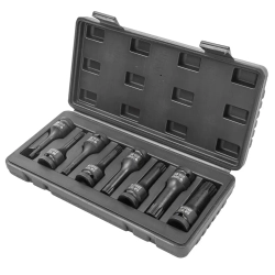 Набор головок-бит SPLINE ударных 8пр.,1/2''(M5, M6, M8, M10, M12, M14, M16, M18), в кейсе Forsage F-40811MPB