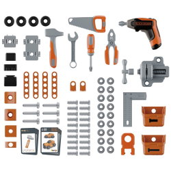 Smoby - Black & Decker Bricolo Center Workshop + 79 аксессуаров 360740