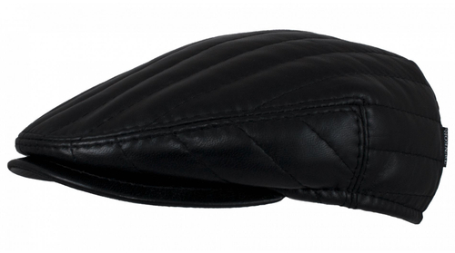 Кепка реглан кожаная/Denkor