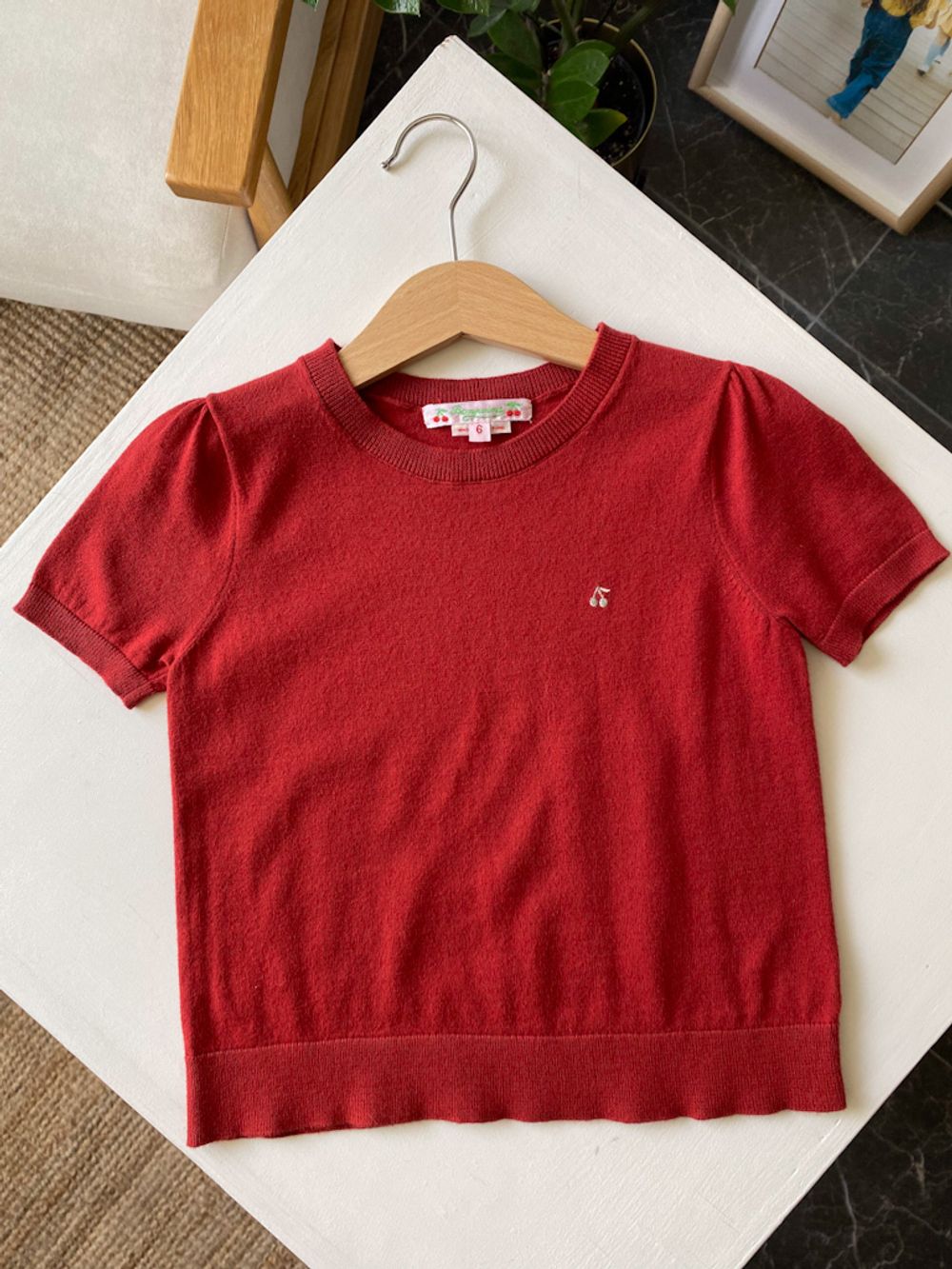 Хлопковая футболка Bonpoint, 116