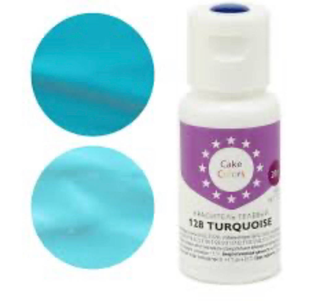 Краситель гелевый Cake Colors TURQUOISE, ИЗУМРУДНЫЙ 20г