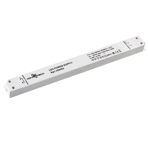 358452 DRIVE NT20 143 белый Выносной драйвер IP20 100W 48V