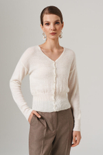 1893 Кардиган женский (молочный)