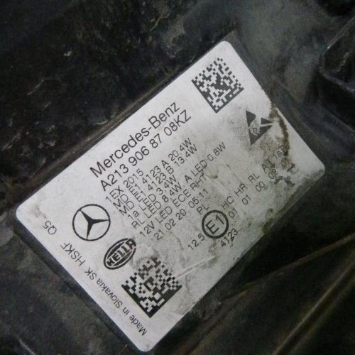 Фара левая Mercedes E W213 (2016-2021) LED