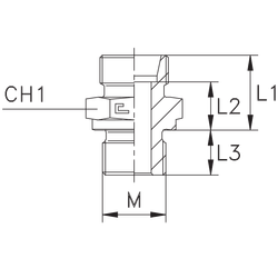 Штуцер FB DS25 33x2 (корпус)