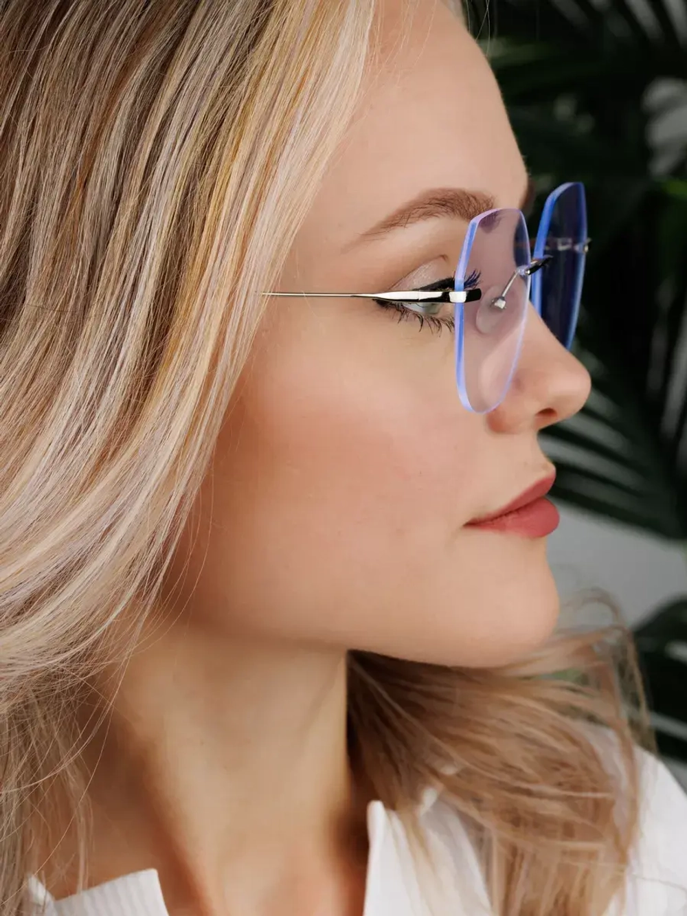 Имиджевые прозрачные очки для компьютера