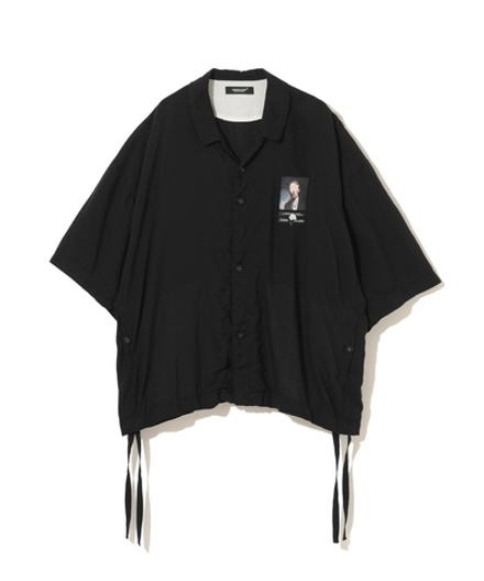 UNDERCOVER РУБАШКА ЧЕРНАЯ С НАШИВКОЙ