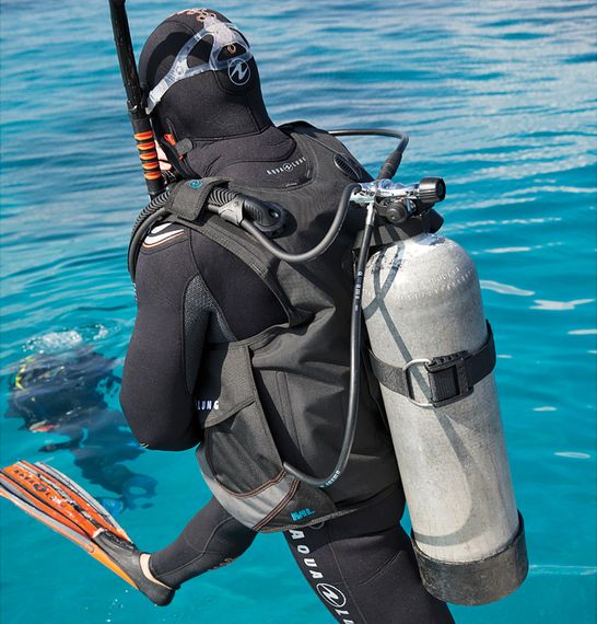 Жилет-компенсатор Aqua Lung Wave Black⁄Charcoal⁄Orange