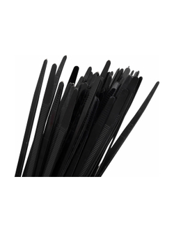 Нейлоновая хомут-стяжка 7,6х450 черная, 100 шт Gigant G/1/89