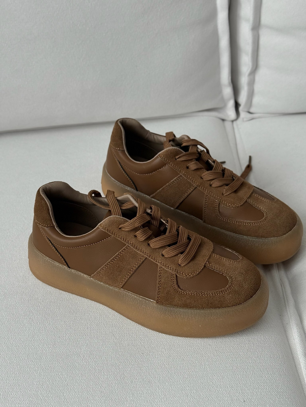 Кеды из натуральной замши