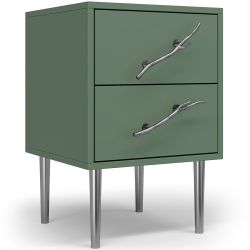 Тумба Арт Колор matte Стайл Сильвер Зеленый нефрит матовый